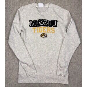 Champion Women’s Size Small Mizzou Tigers Crew Neck Sweatshirt NCAA Beige